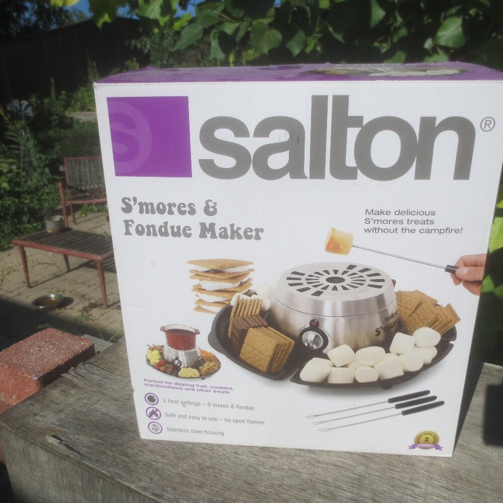 Brand New Salton Smores and Fondue Maker Model SP1717.